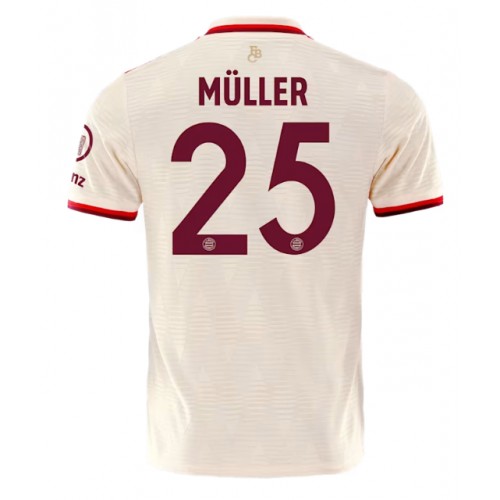 Fotbalové Dres Bayern Munich Thomas Muller #25 Alternativní 2024-25 Krátký Rukáv